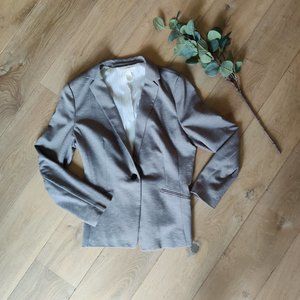 Gray Melange H&M Suit Jacket